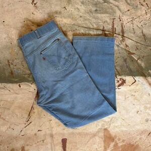 Vintage 70s Baby Blue Levi's Orange Tab Jeans Measure 36x29 Made in the USA